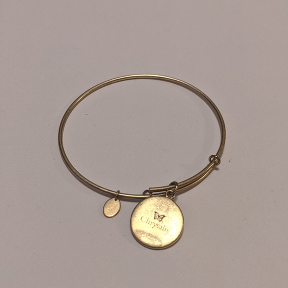Chrysalis nautical charm bracelet bangle - adjustable gold tone - Picture 9 of 14